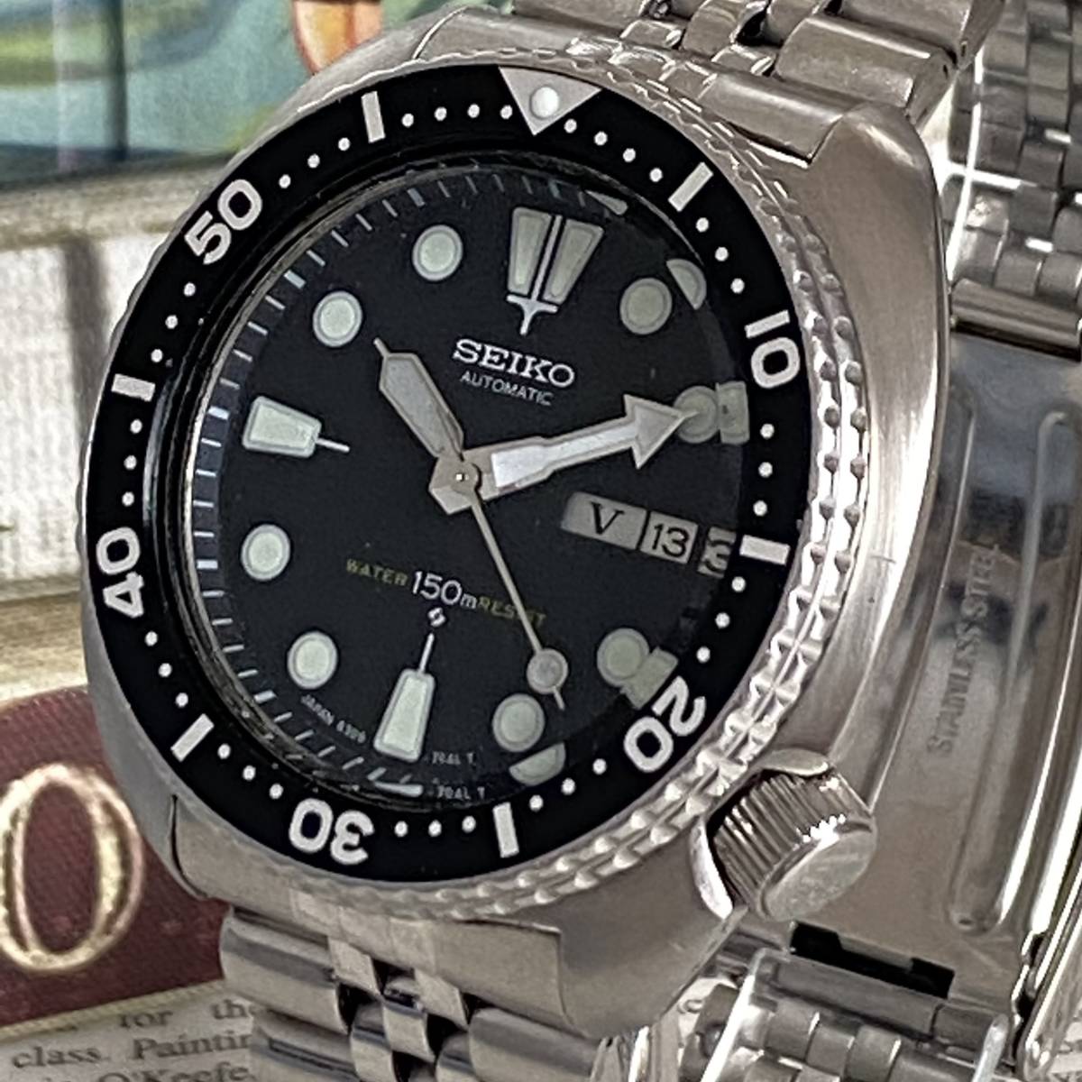 美品 セイコー SEIKO サードダイバー 6309-7040 自動巻き 腕時計