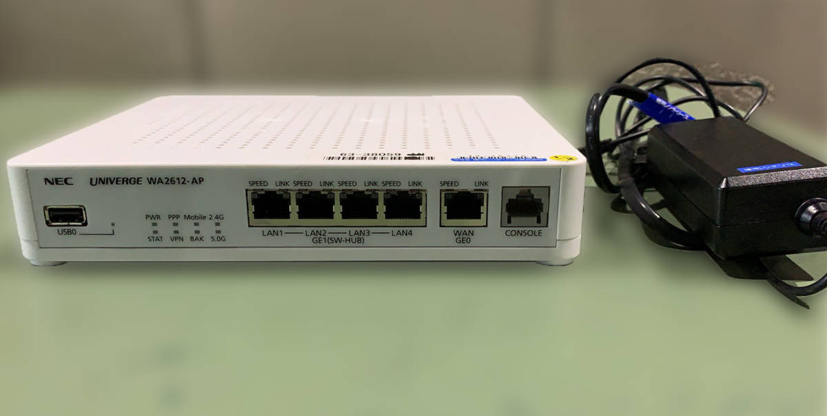 NEC UNIVERGE WA2612-AP VPNルータ ネットワーク 周辺機器 【公式通販】