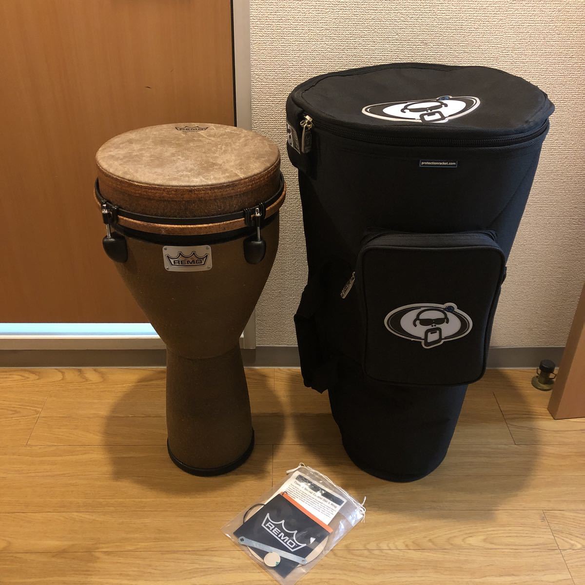 REMO ジャンベ ケース付き REMO ジャンベ レモ ジャンベバッグ DJ-0012