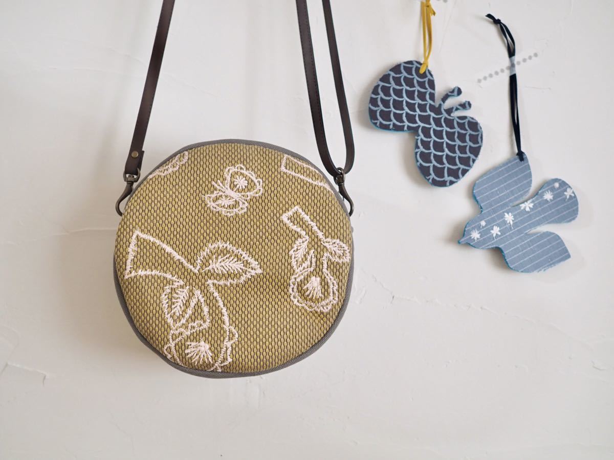 ミナペルホネン yume まんまるポシェット ハンドメイド