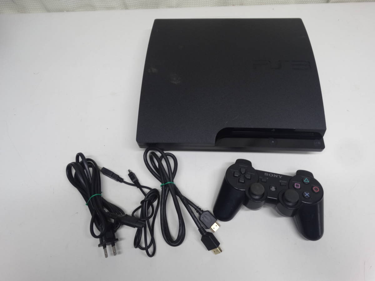 T3179 PS3 本体 セット 320GB ブラック SONY PlayStation3 CECH-3000B 動作確認済