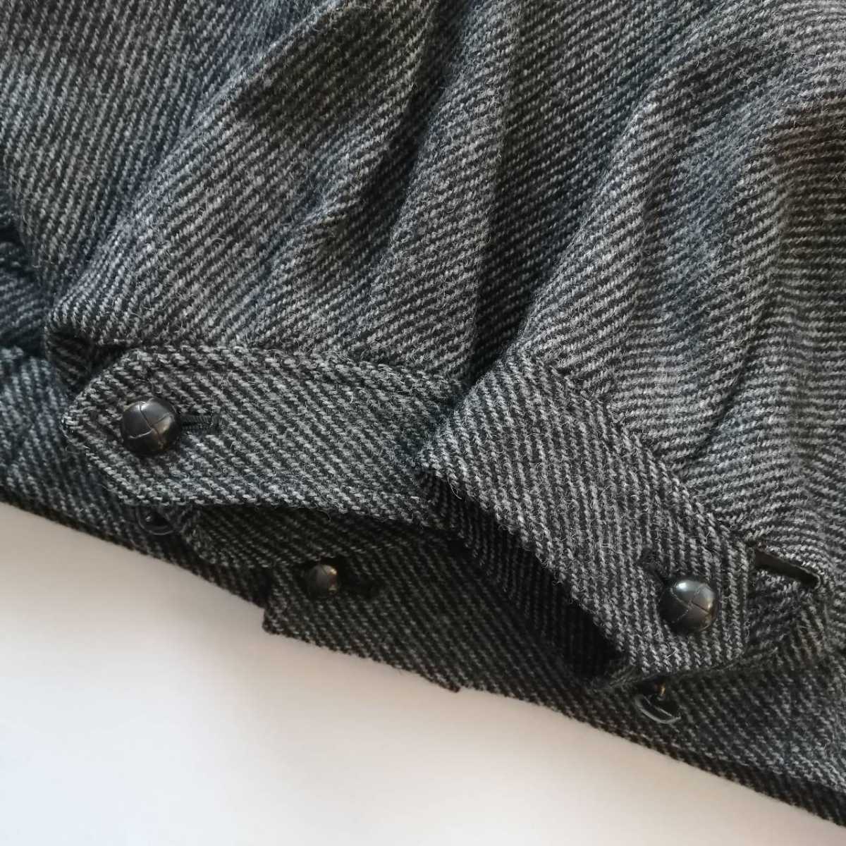 BURBERRYS◇美品 襟レザーウールジャケット メンズM オールド 
