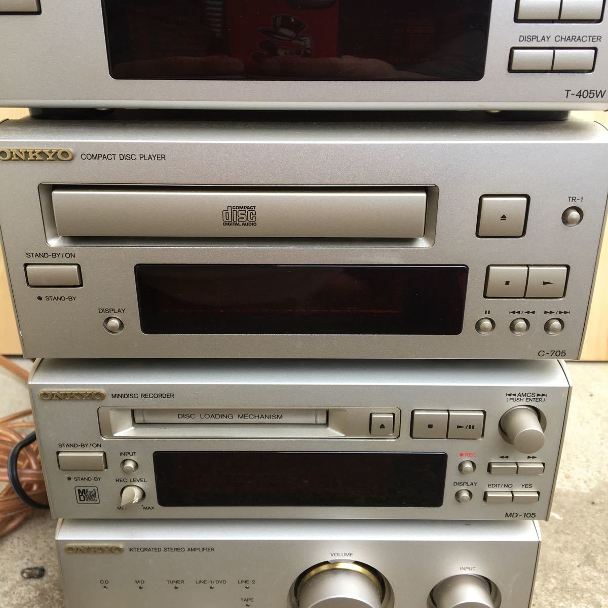 ラジオ・コンポ ONKYO K-505,A-909LTD,MD-105,T-405W,C-705 ONKYO K-505(