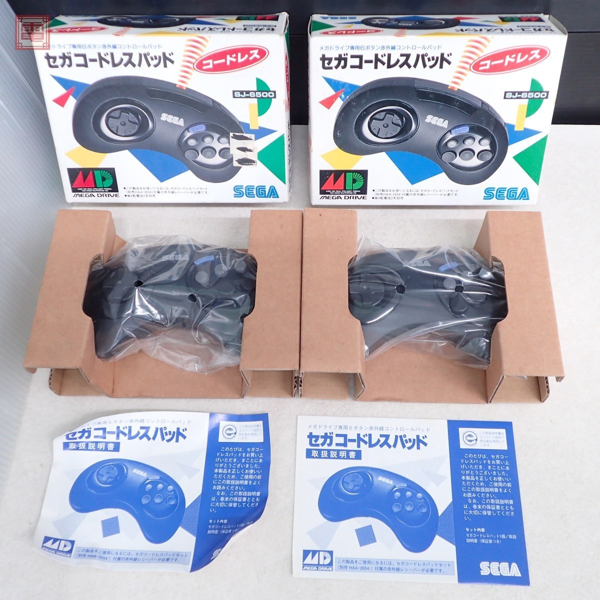 SEGA メガドライブ セガ コードレスパッド MD 赤外線 SJ-6500 SEGA