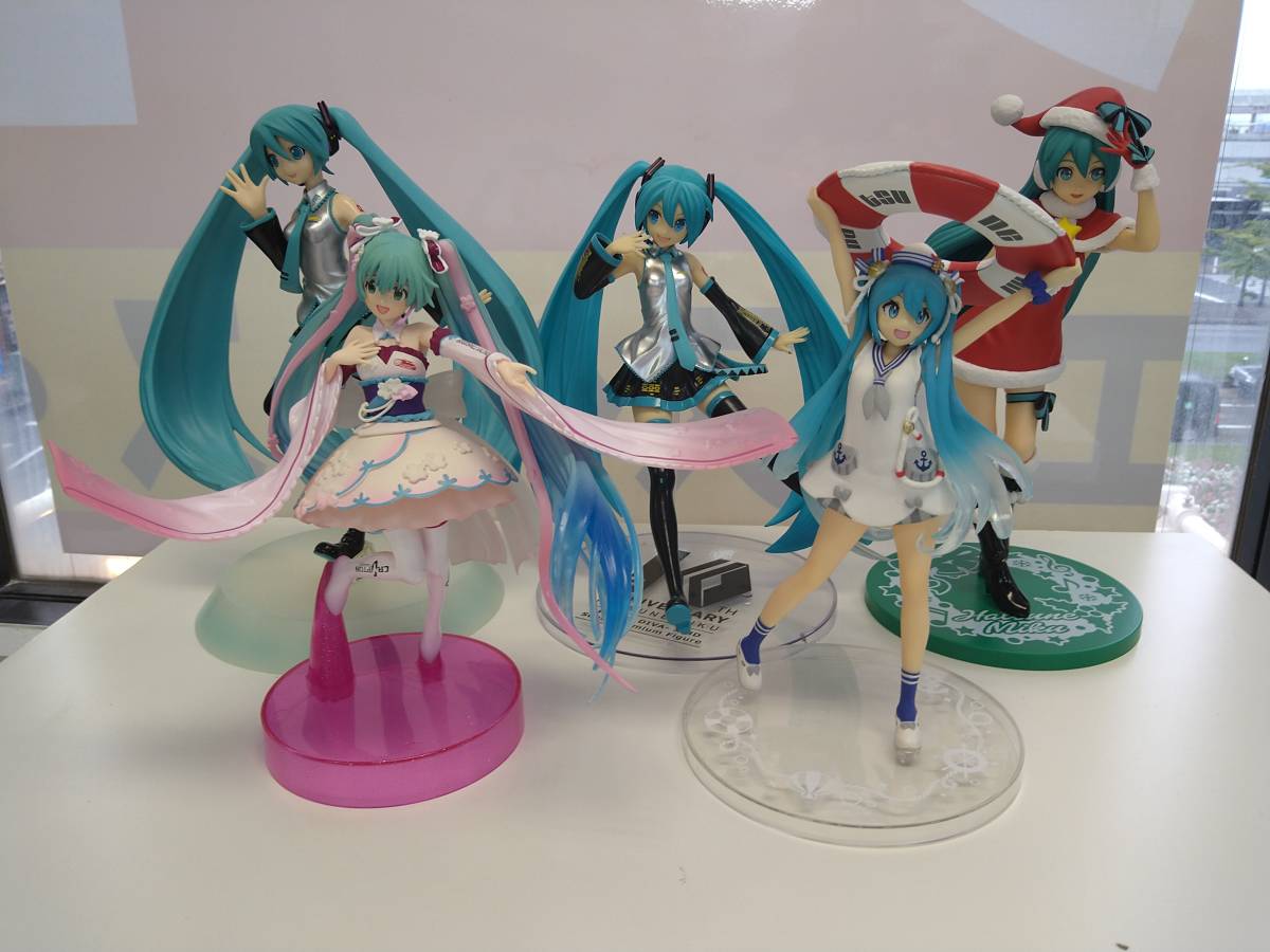 値下げ SEGA バンプレスト 等 プライズ系 初音ミク フィギュア 5種セット 特価 ② ボーカロイド VOCALOID 
