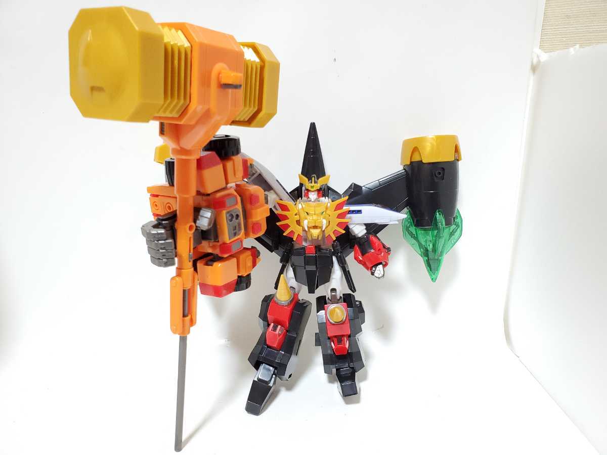 ☆組立済 スーパーミニプラ 勇者王ガオガイガー ガオガイガーセット1 2