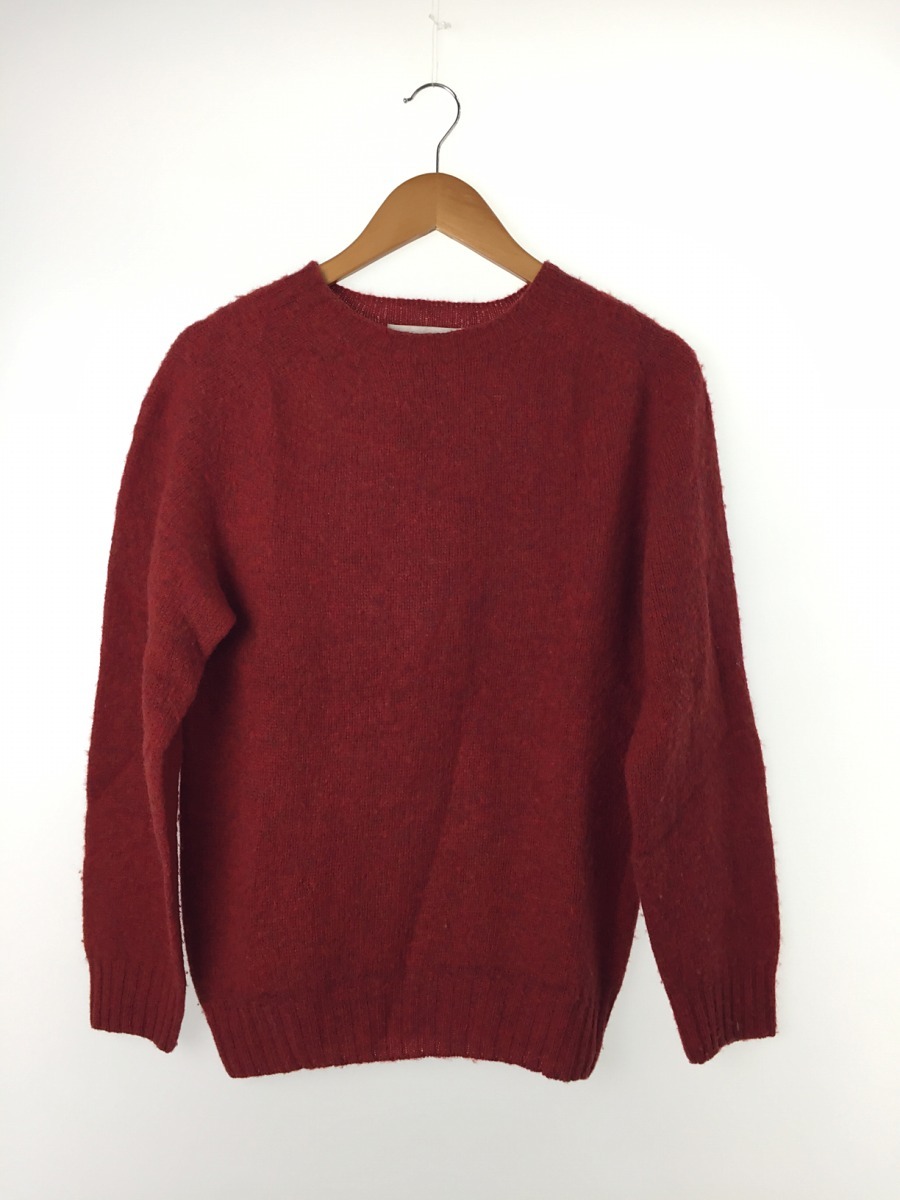 HARLEY OF SCOTLAND◆セーター(厚手)/34/ウール/RED
