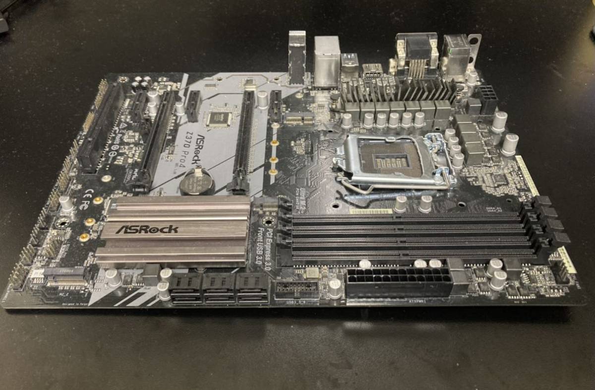Z370 ASRock Motherboard Pro4 LGA 0 ATX PRO4 Z370M Intel - (300