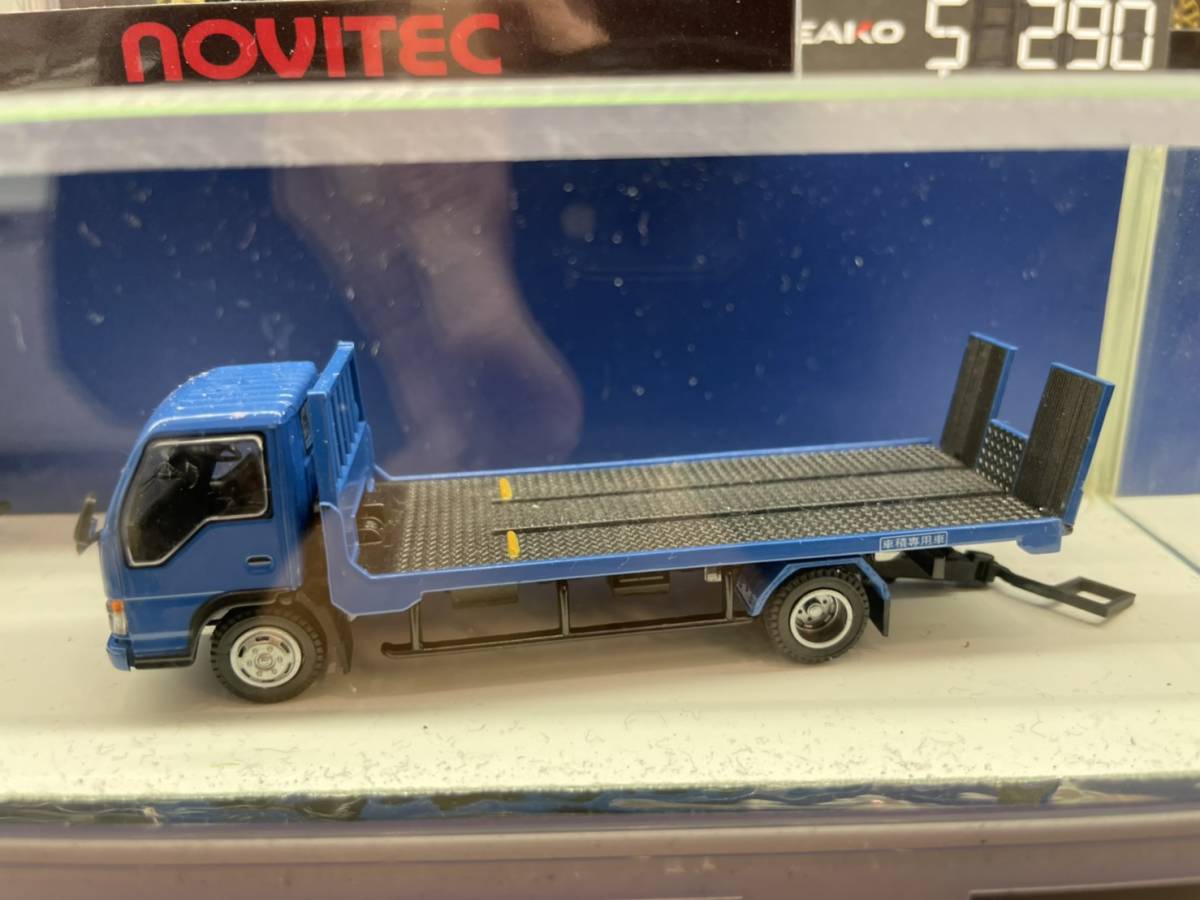 Tow Truck Flatbed Isuzu X Yo Engine Peako Start YES 1:64 Diecast 1⁄64