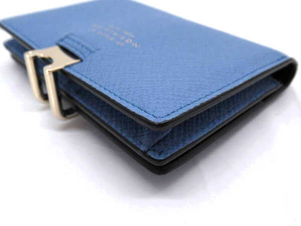 スマイソン カードケース 名刺入れ レザー - 極美品 グリーン ロゴ 革