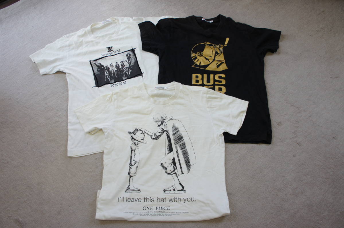 ユニクロ ワンピース コラボtシャツ3枚セット イラスト キャラクター 売買されたオークション情報 Yahooの商品情報をアーカイブ公開 オークファン Aucfan Com