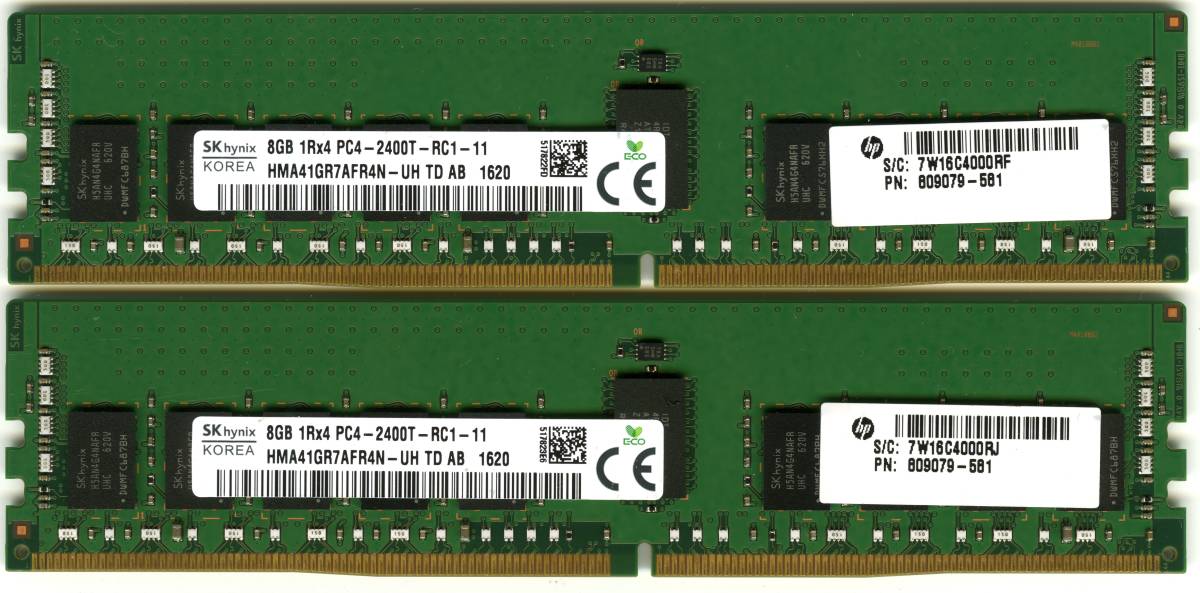 SK hynix DDR4 メモリ 8×4枚合計32GB 2400MHz SK hynix DDR4 メモリ 8