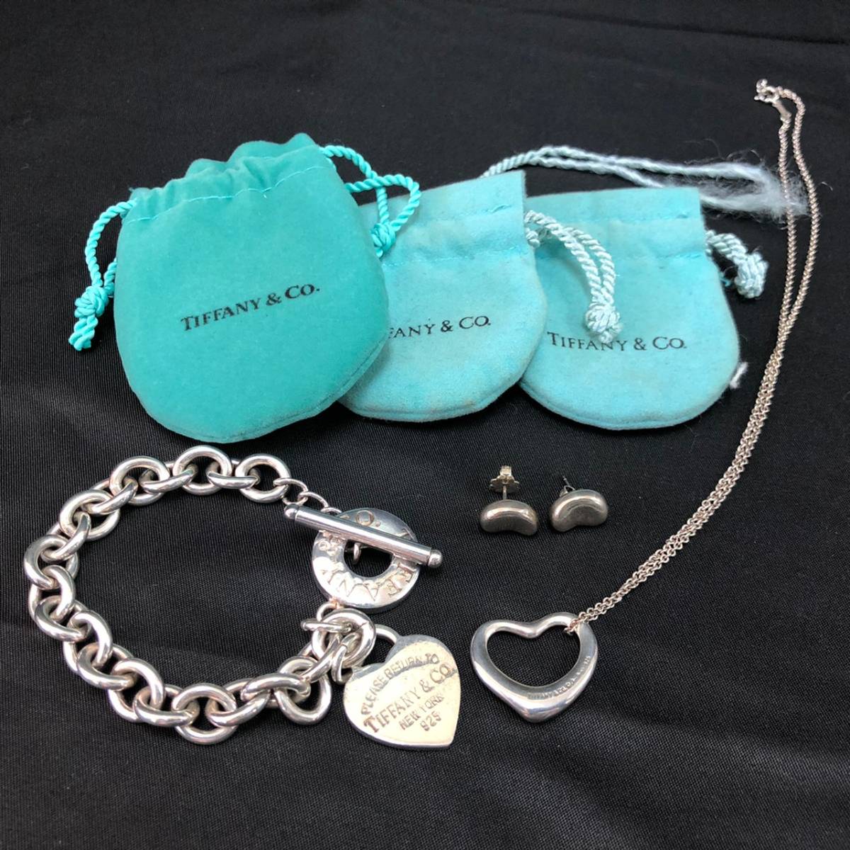 E21e77Y 3個セット TIFFANY & Co. ティファニー シルバー 銀 925 