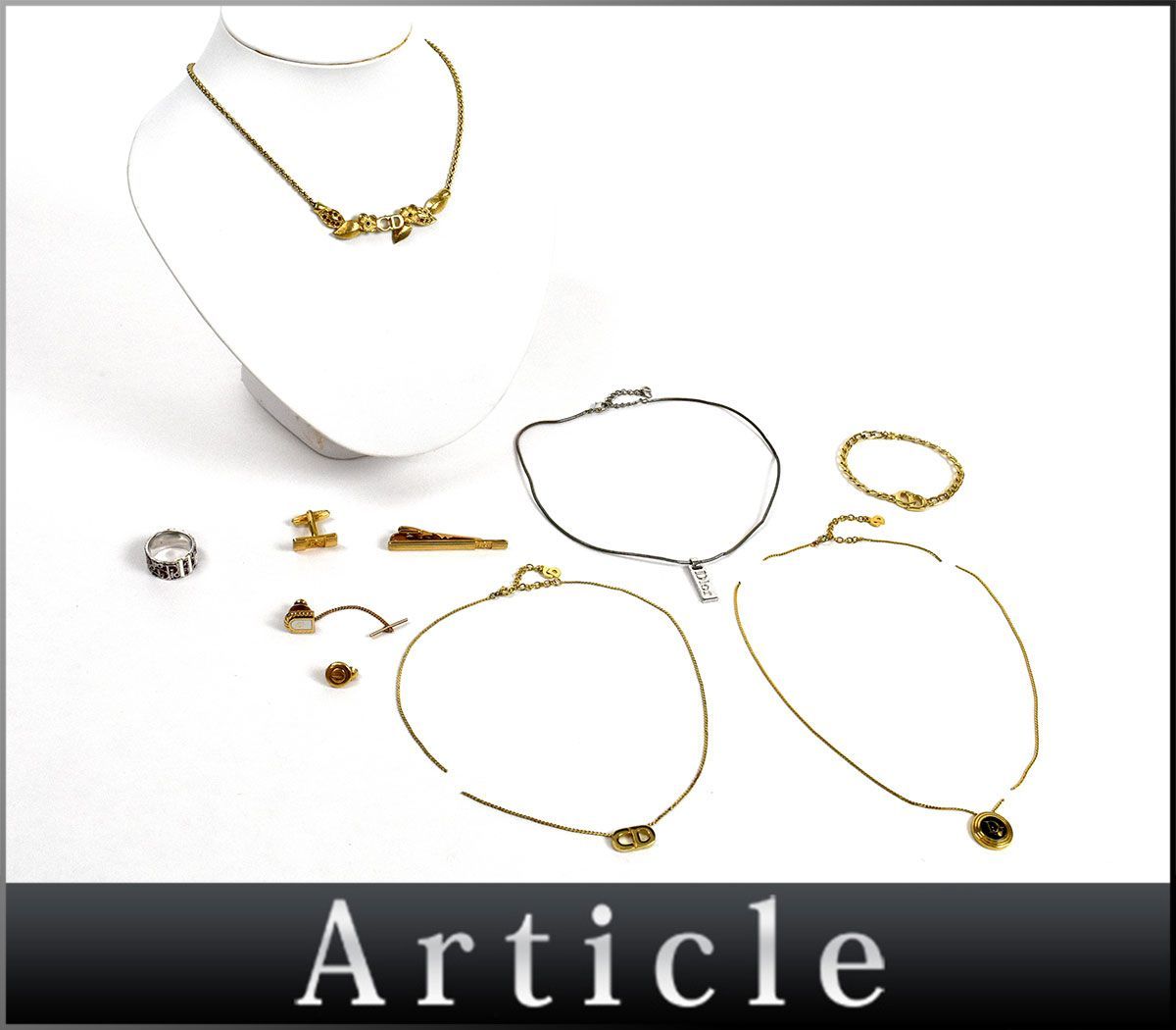 107386〇難あり ジャンク Christian Dior ディオール ネックレス