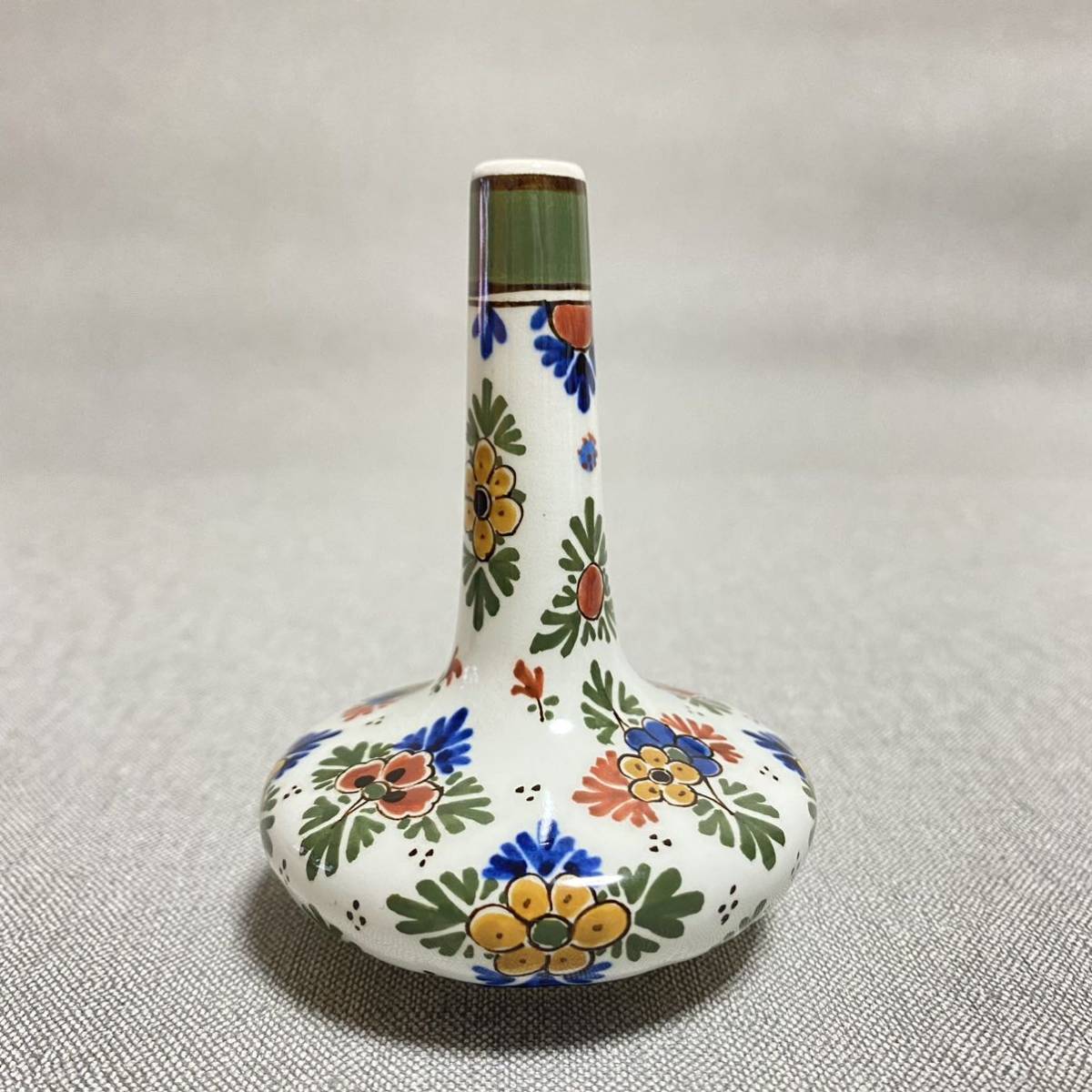ロイヤルデルフト オランダ 花瓶 和蘭手附花瓶 水差し 共箱 
