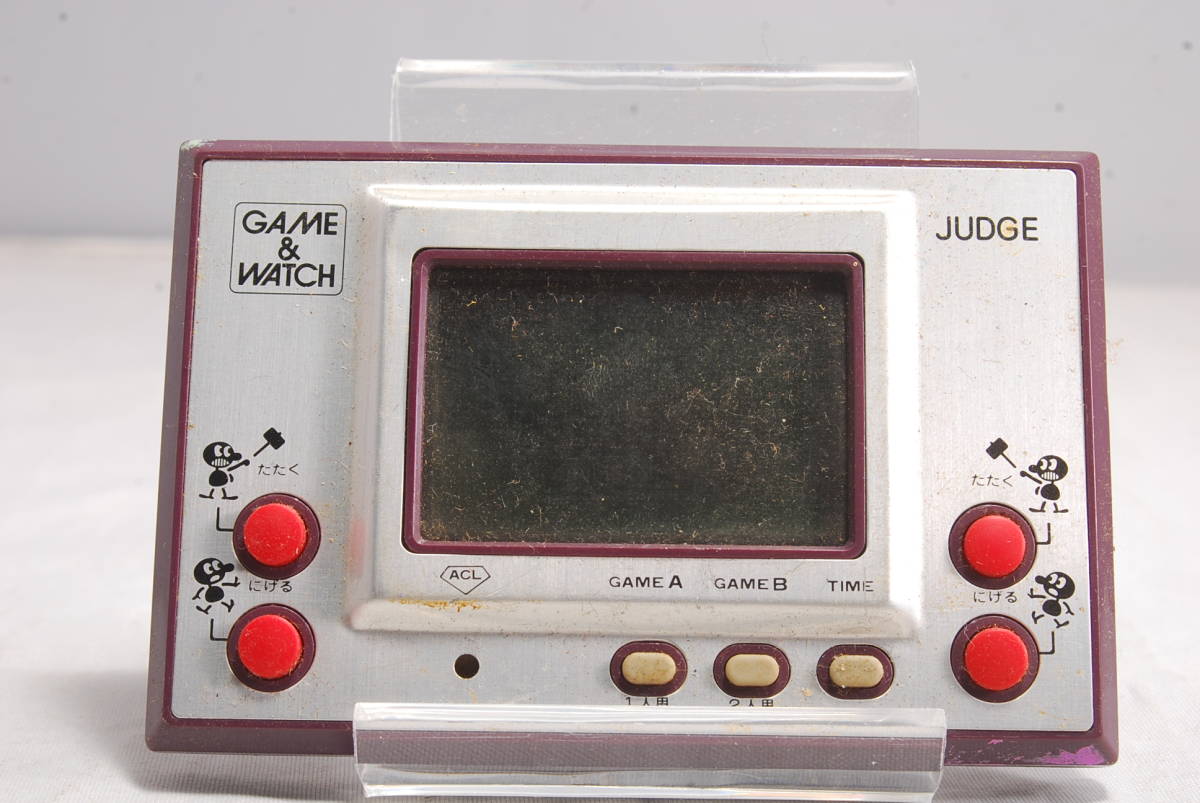 ◇希少箱説付ジャンク◇任天堂 ゲームウォッチ ジャッジ NINTENDO
