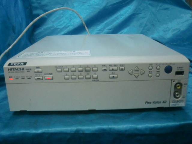 ☆監視カメラ用デジタルレコーダー！HITACHI/日立 DS-JH270！(Eモデル)モード1(500GBHDD)（M-6138）「100サイズ」☆