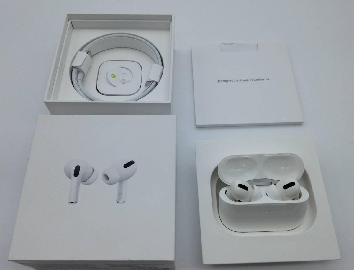 【本物保証，限定SALE】 9592 Apple アップル AirPods Pro エアーポッズ ワイヤレスイヤホン MWP22J/A(イヤホン、ヘッドフォン)｜売買されたオークション情報、yahooの商品情報をアーカイブ公開 - オークファン アップル