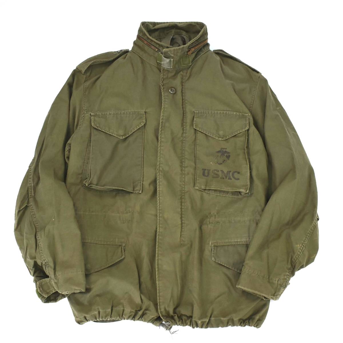 M-R] 3RD 70s US Military M-65 フィールド ジャケット USMC 