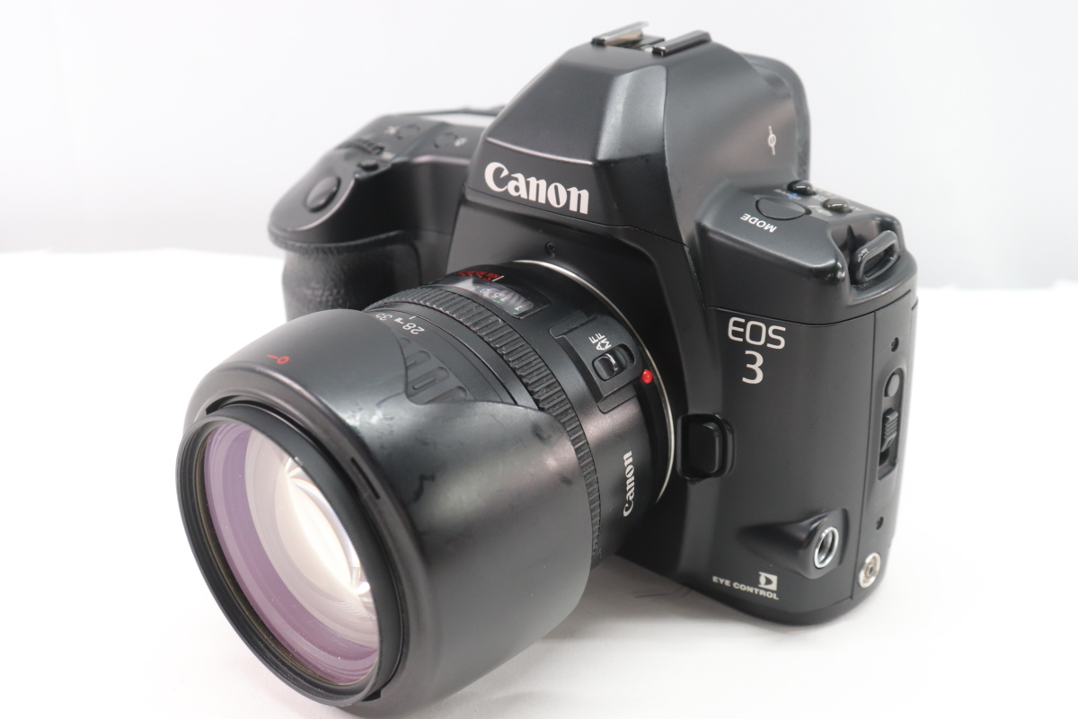 CANON キャノン EOS 3 フィルムカメラ 一眼レフ + ZOOM LENS EF 28 