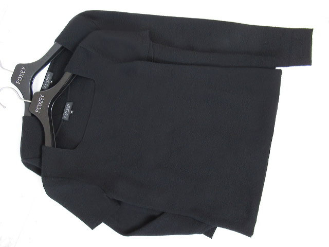 ランバン　コレクション　LANVIN　COLLECTION　今季　ウール　カシミヤ　トップス＆カーディガン　ツインニット　アンサンブル　38　Size