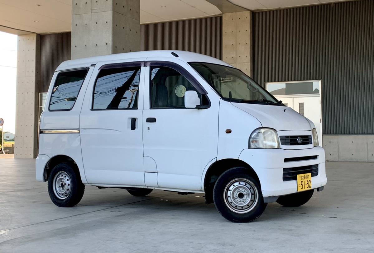 平成13年 ダイハツ ハイゼット バン デラックス 車検付! ハイルーフ 