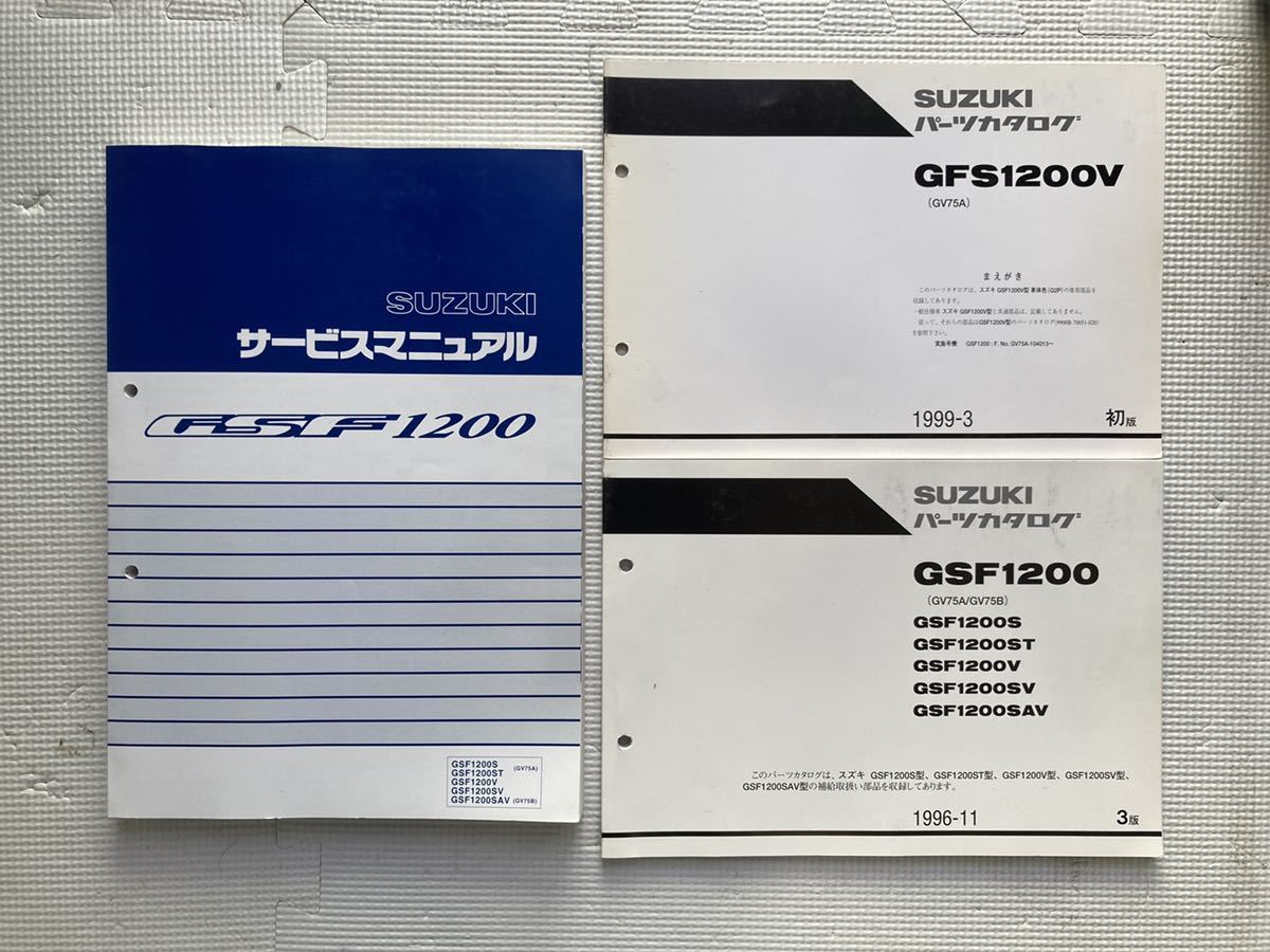 GSF1200 サービスマニュアル SUZUKI パーツリスト Suzuki 2026年最新