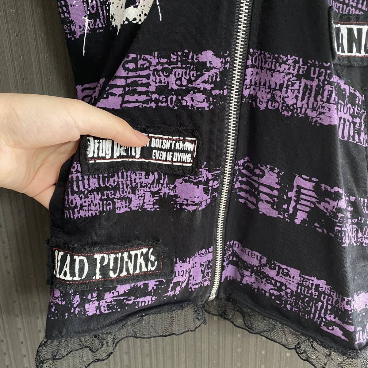MAD レア生産終了 うさ耳付きパンクパーカー（系統：MAD PUNK、マッド