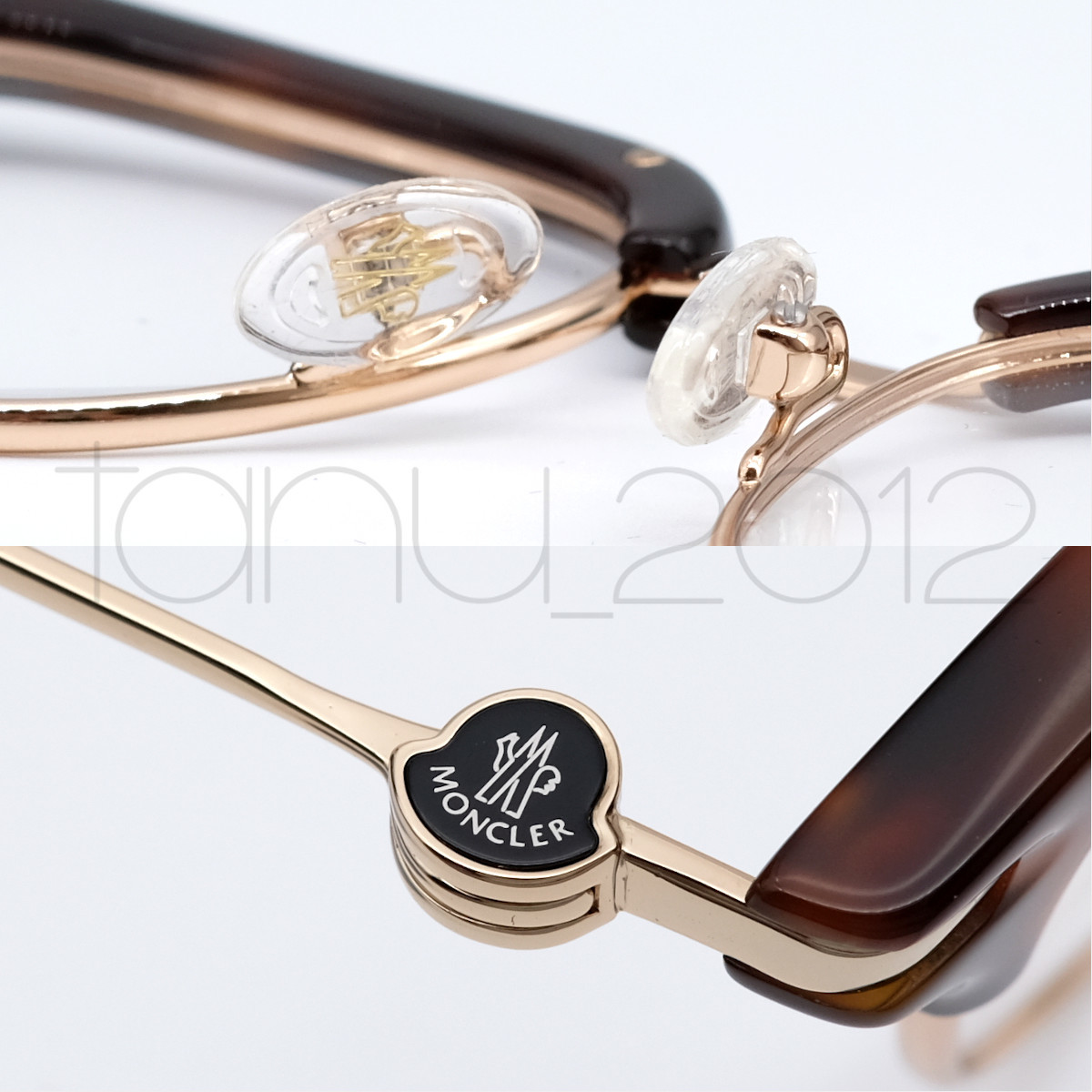 ☆新品本物！LEON/Safari掲載！MONCLER ML5021 053 べっ甲柄/ゴールド 
