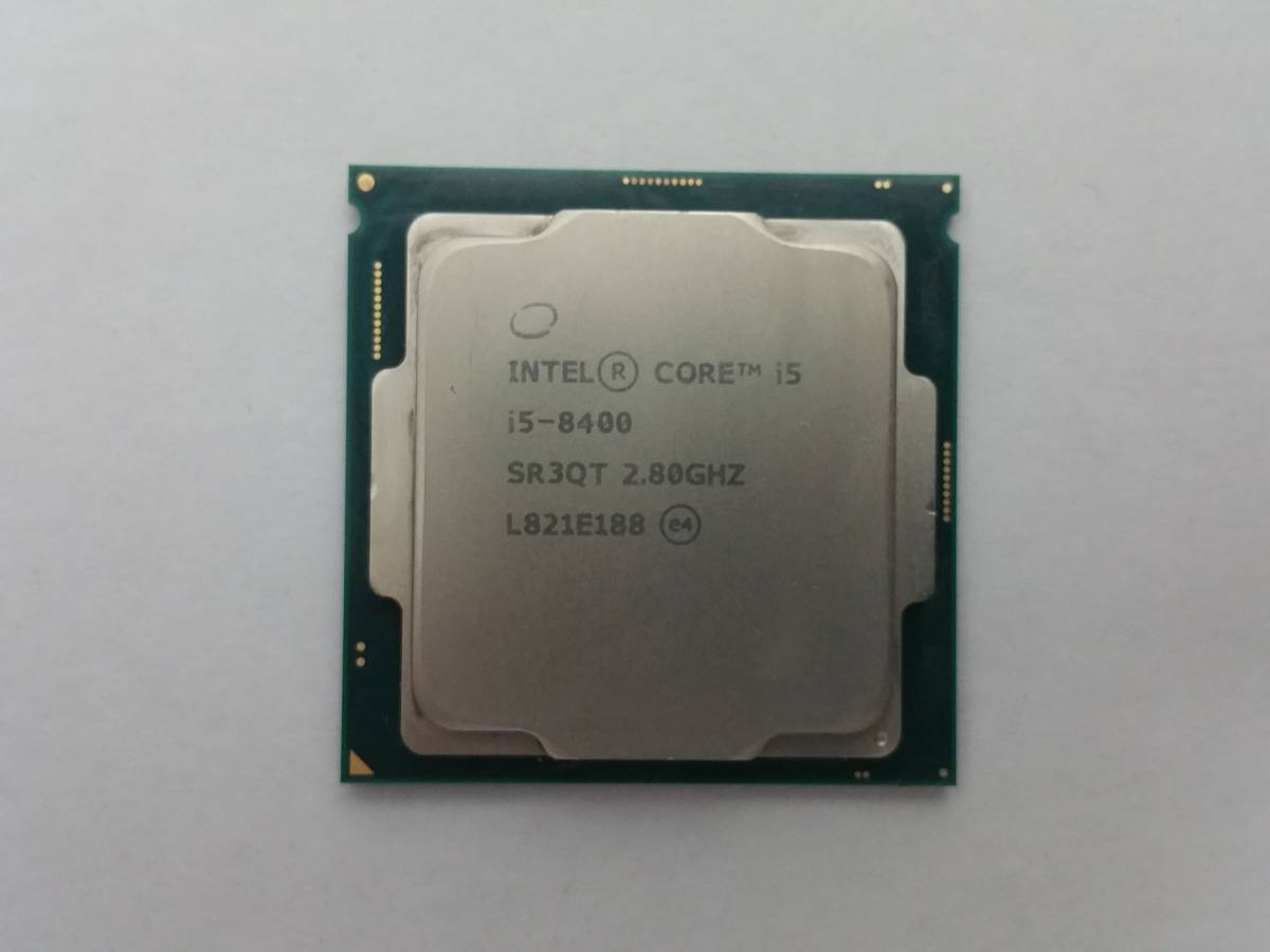 簡易チェック済み ☆intel core i5 8400 sr3qt 2.8ghz☆インテル cpu 