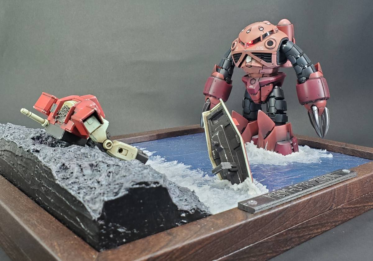 RG MSM-07S 1/144 ズゴック ジャブロー ジオラマ(機動戦士ガンダム