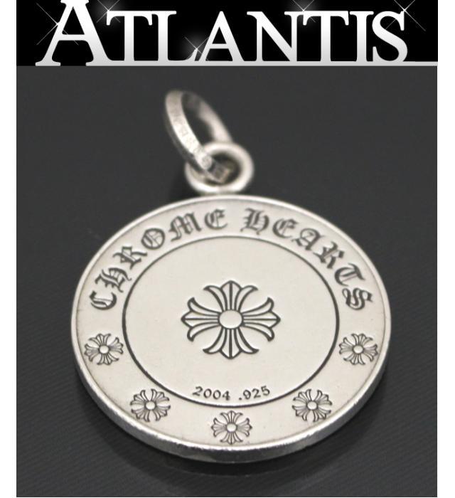 銀座店 クロムハーツ 美品 CHROME HEARTS ラージ エンジェルメダル