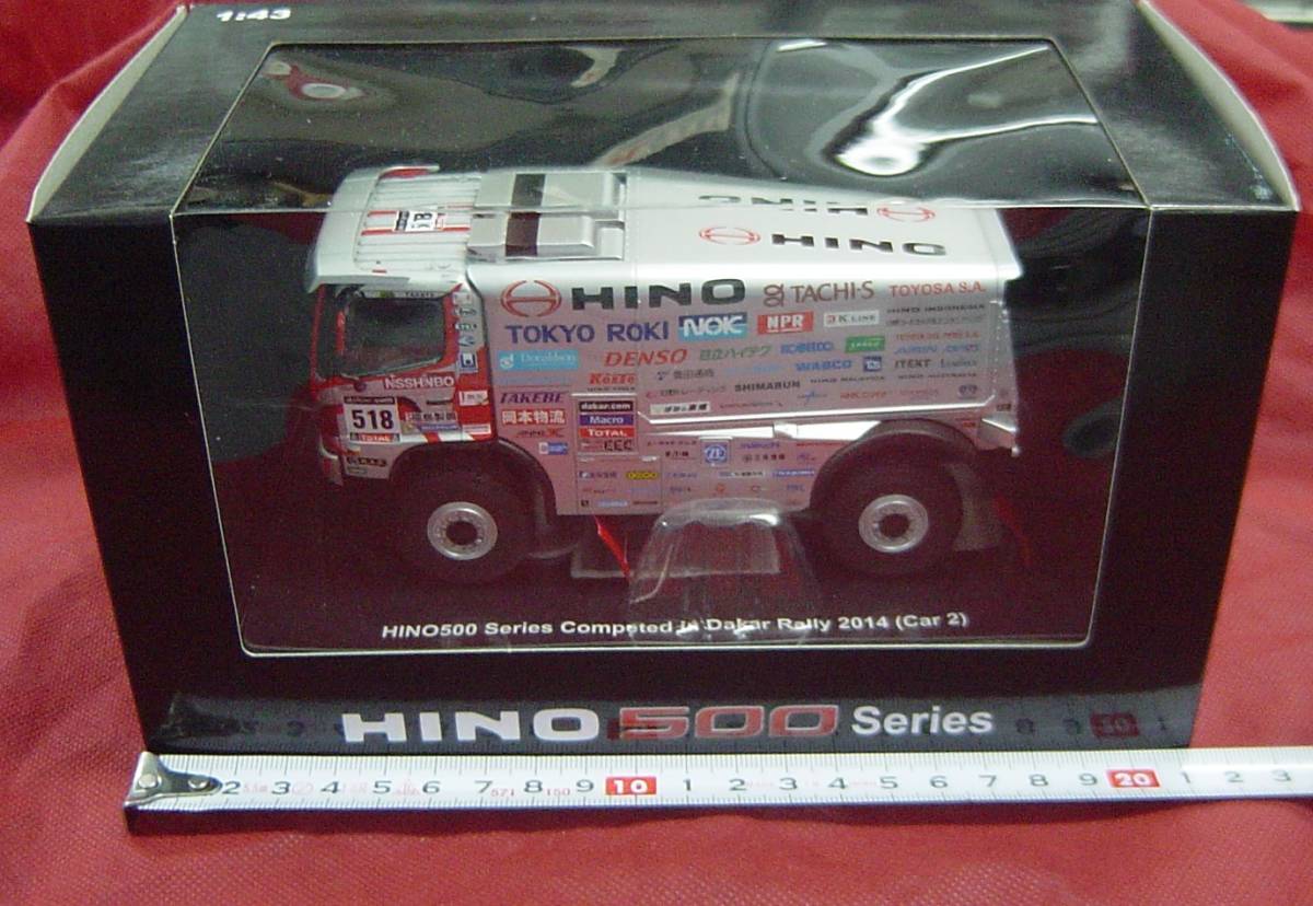 H94⑩ 京商 1/43 日野 レンジャー 500 Series ダカールラリー 2014