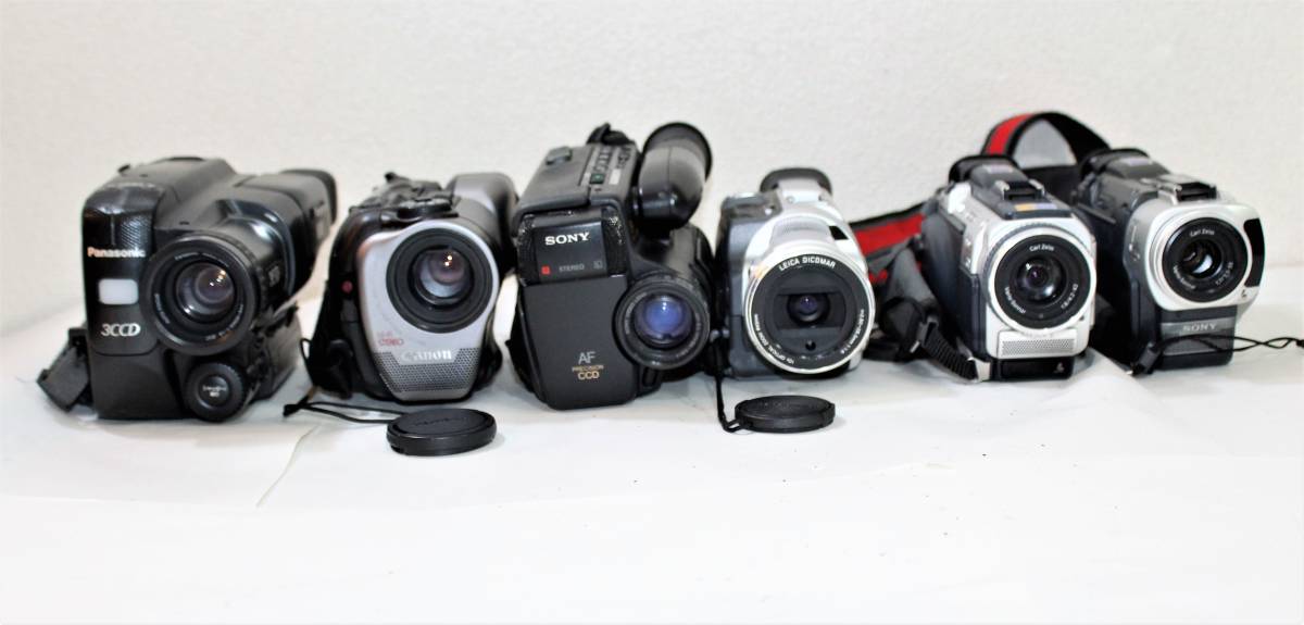 ☆ジャンク☆SONY PANASONIC CANON Victor デジタルビデオカメラ 大量