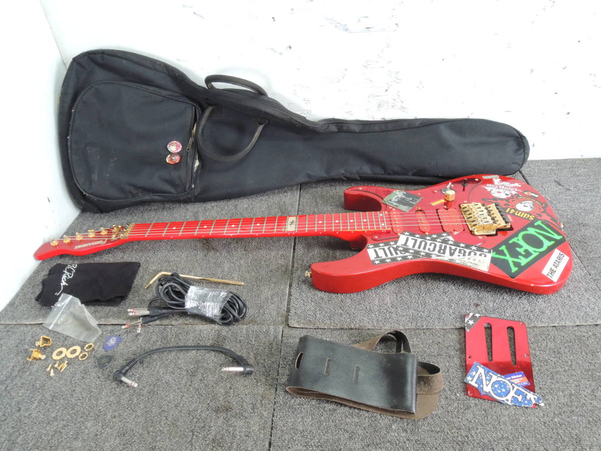 FERNANDES エレキギター レッド 楽器、器材 FERNANDES