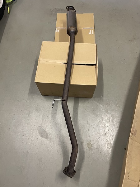 日産マーチ K12 12SR マルホランド センターマフラー 中古品