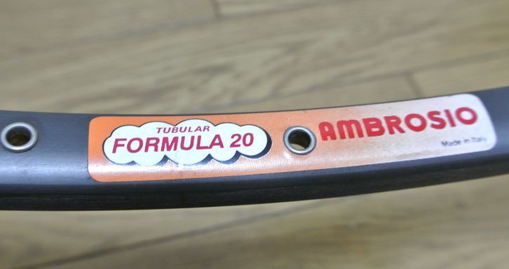 アンブロシオ AMBROSIO クロノ Crono F.20 チューブラー700C リム 32H