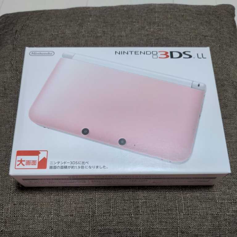 未使用品】ニンテンドー3DS LL ピンク×ホワイト LL ピンク×ホワイト