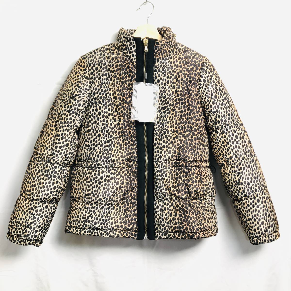 【未使用品】D&G DOLCE&GABBANA JUNIOR ディー&ジー ジュニア レオパード柄 豹柄 中綿ブルゾン xl キッズサイズ(管理ID:3675)