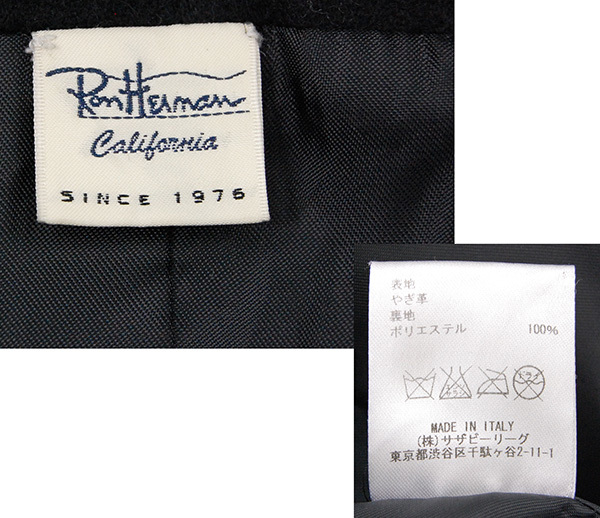 ☆完売！定価15万 美品 イタリア製 ロンハーマン Ron Herman 極上の色 