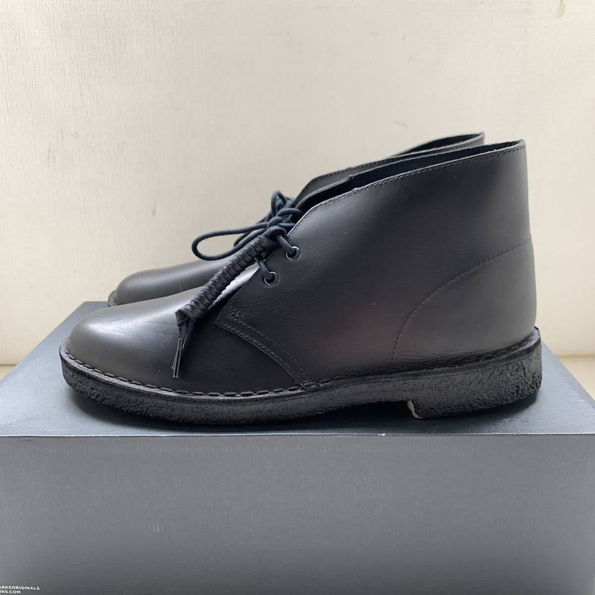 Clarks クラークス 英国製 チャッカブーツ 8.5 新品 Clarks ORIGINALS クラークス 定番 ポリッシュド レザー デザート