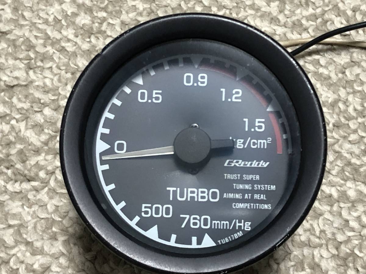 中古】トラスト GReddy ブースト計 60パイ（機械式）