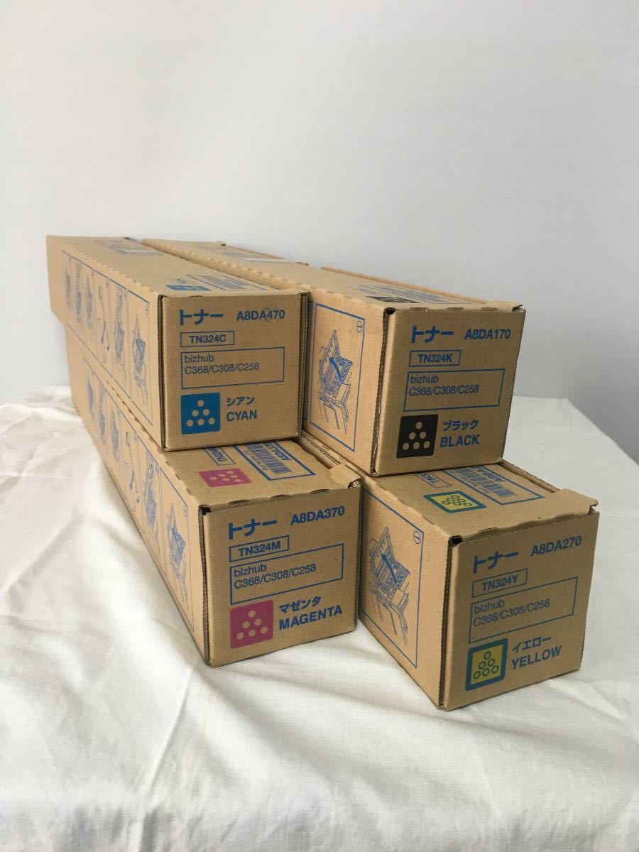 ☆純正☆コニカミノルタ トナー TN324/K/Y/M/C 4本set☆新品☆ コニカ
