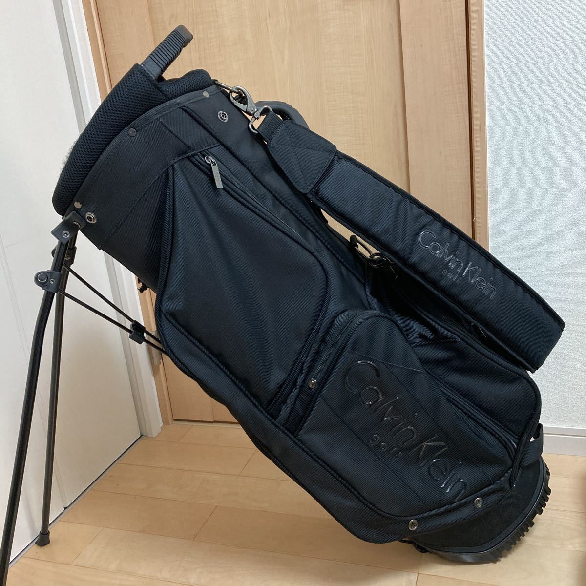 1円～☆美品☆カルバンクライン☆スタンドキャディバッグ☆ゴルフ
