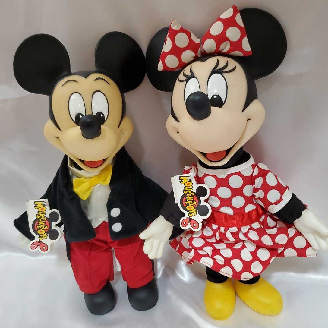 ディズニー ミッキー マウス ミニー マウス レトロ フィギュア 2点