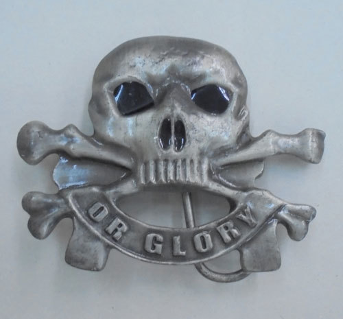 ベルトバックル 髑髏（OR GLORY） バックル GLORY OR 中古良品 death