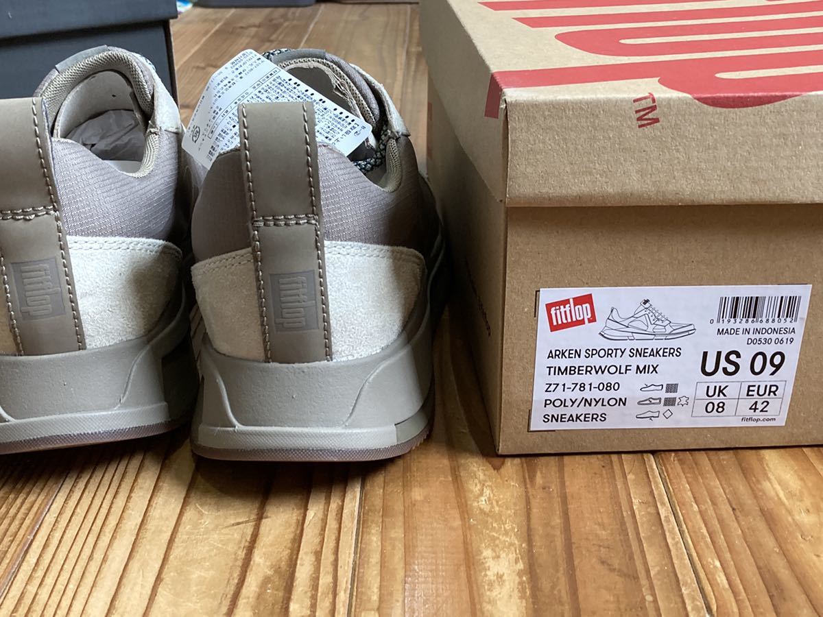 FitFlop Men Arken Sporty Sneakers Timberwolf Mix