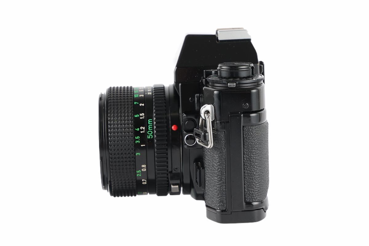 03366cmrk Canon A-1 + New FD 50mm F1.4 MF一眼レフ フイルムカメラ 標準