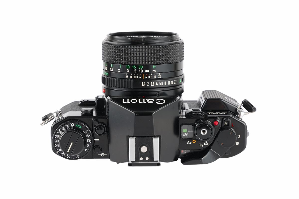 03366cmrk Canon A-1 + New FD 50mm F1.4 MF一眼レフ フイルムカメラ 標準