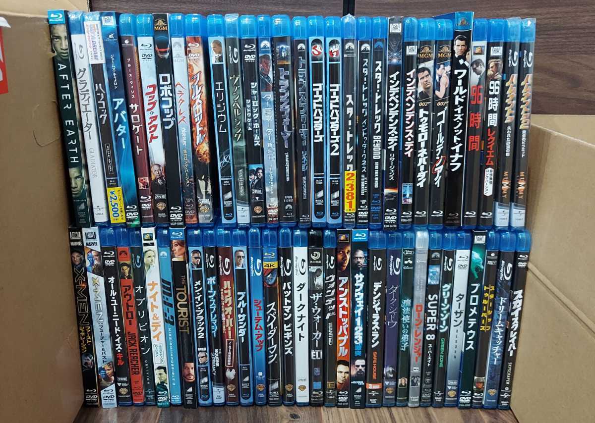 (DVDなし)映画 ブルーレイ Blu ray 洋画 アクション まとめ売り セット 大量 007 バットマン ミッション コメディ 戦争 96時間 1円～